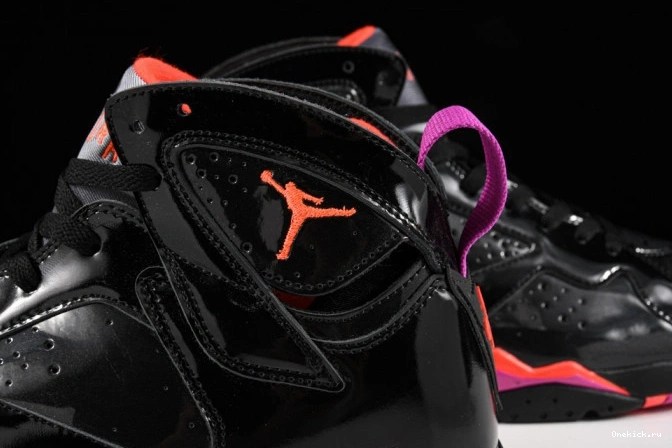 One Kick Patent 7 Jordan Air Retro 313358-006 Black 0723